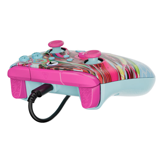 Turtle beach pdp rematch glow geavanceerde bedrade controller (android dreams, xbox serie x|s, xbox one, pc)