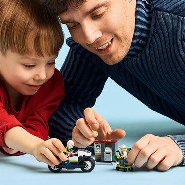 Lego ® city achtervolging op politiemotor - 60455