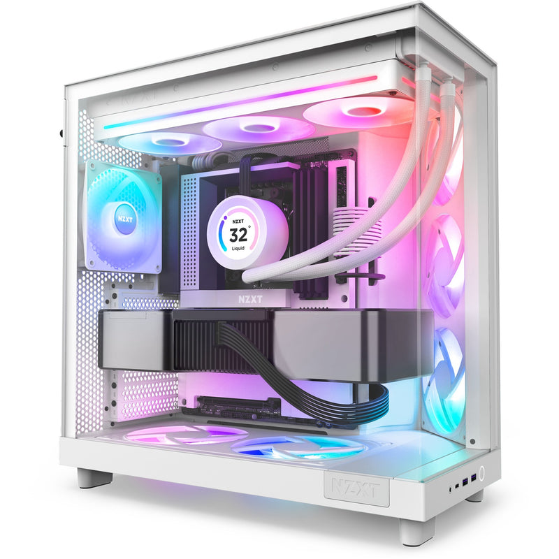Load image into Gallery viewer, Nzxt f360 rgb core case fans (wit, 3 stuks, 360 x 120 x 26 mm)
