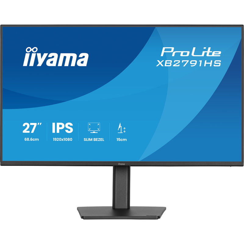 Load image into Gallery viewer, Iiyama prolite xb2791hs-b1 27 monitor (zwart (mat), 120 hz, hdmi, displayport, audio)
