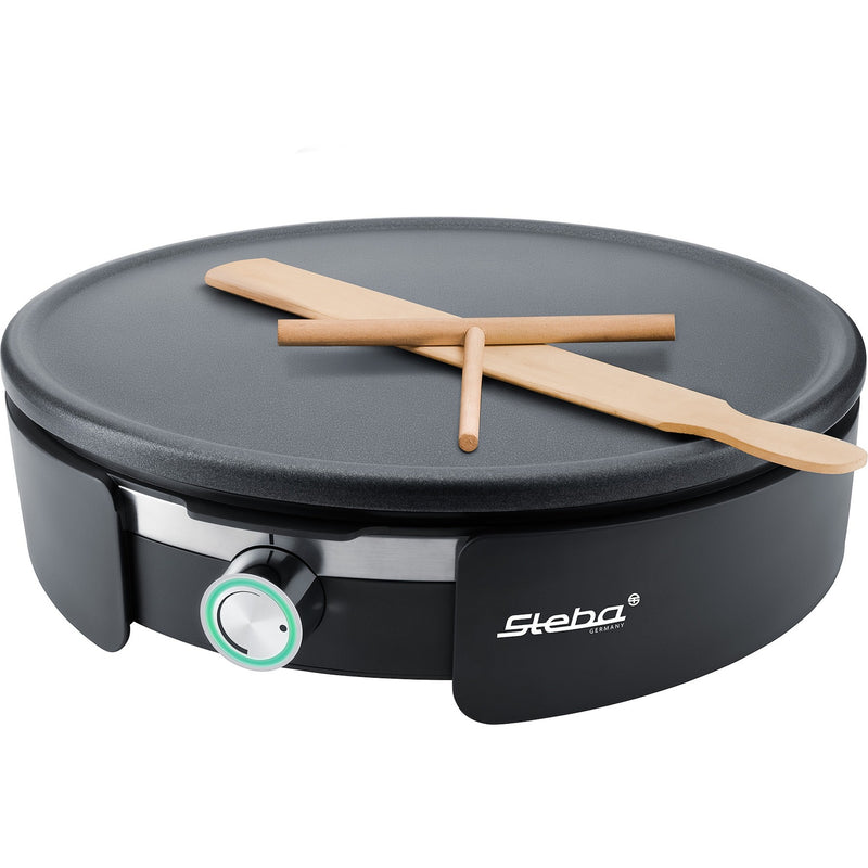 Load image into Gallery viewer, Steba crêpes maker xxl cr 36 crêpesmaker (zwart roestvrij staal)
