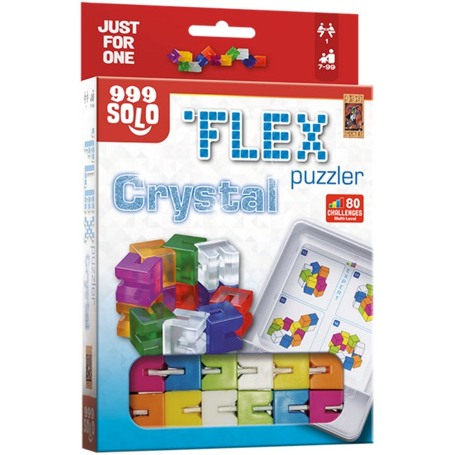 Load image into Gallery viewer, 999games 999 games flex puzzler crystal denkspel (nederlands, 1 speler, vanaf 7 jaar, 80 opdrachten)
