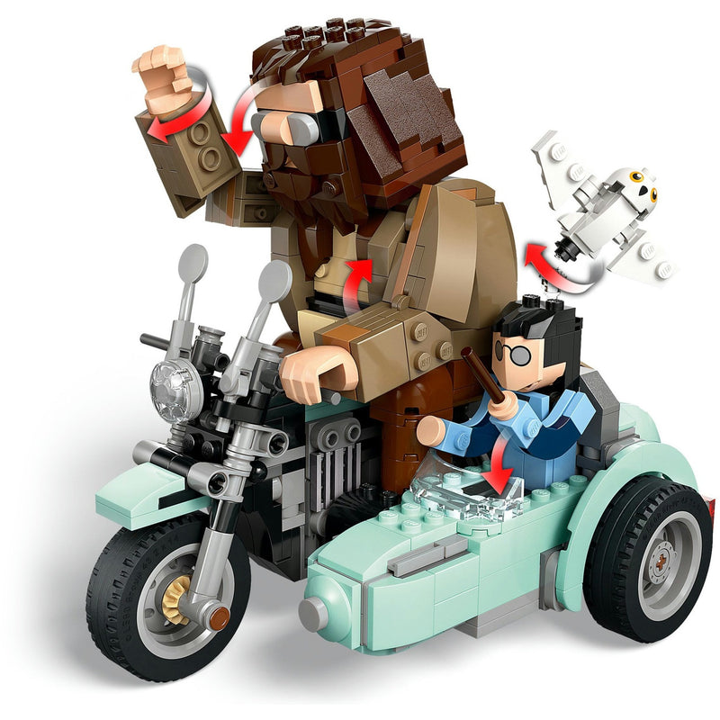 Load image into Gallery viewer, Lego harry potter™ hagrid™ en harry's rit op de motor magisch - 76443
