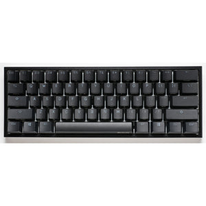 Ducky one 2 pro mini classic rgb mechanisch gaming toetsenbord (zwart, us lay-out (qwerty), cherry mx speed silver, 60%, rgb led, double-shot pbt, quack mechanics)