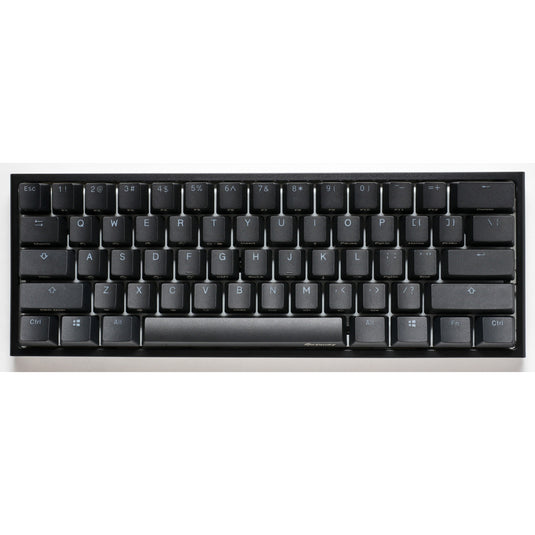 Ducky one 2 pro mini classic rgb mechanisch gaming toetsenbord (zwart, us lay-out (qwerty), cherry mx speed silver, 60%, rgb led, double-shot pbt, quack mechanics)