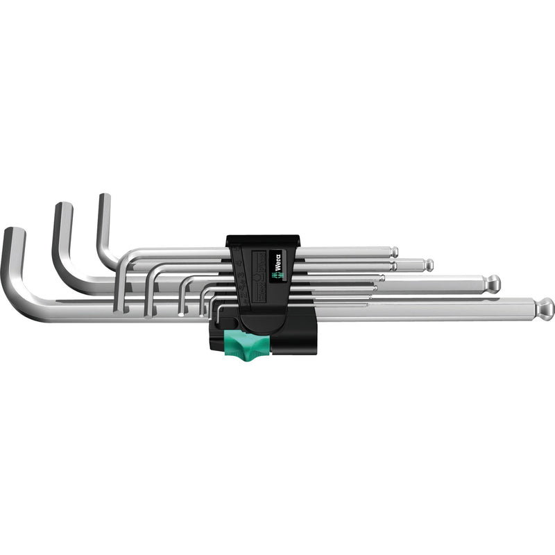 Load image into Gallery viewer, Wera inbussleutelset 950 9 hex-plus 1 (chroom, 9-delig, 1,5mm tot 10mm)
