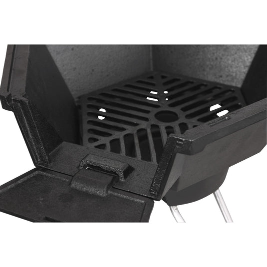 The windmill kibo grill model 3.0 houtskoolbarbecue (zwart)