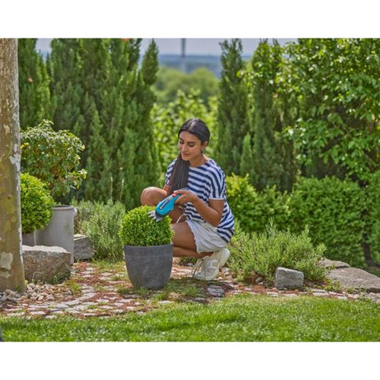 Gardena accugrasschaar classiccut li set + steel wielen - 09886-20 09886-20
