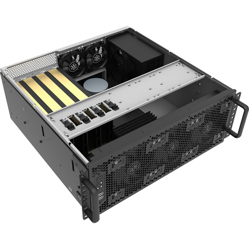 Load image into Gallery viewer, Silverstone rm4a rack behuizing (zwart | 4u | usb-c)
