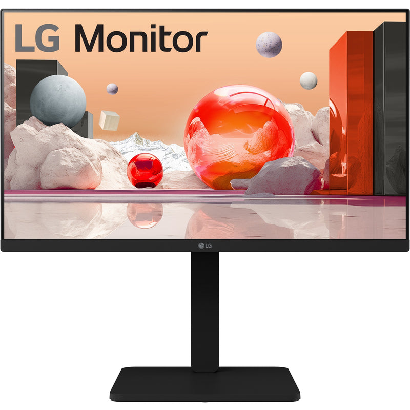 Load image into Gallery viewer, Lg 24ba450-b 24 monitor (zwart, vga, hdmi, displayport, sound)
