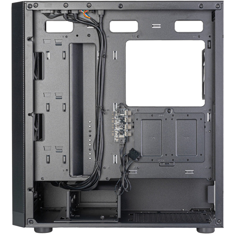 Load image into Gallery viewer, Silverstone fara 514x midi tower behuizing (zwart | 2x usb-a | 1x usb-c | rgb | tempered glass)
