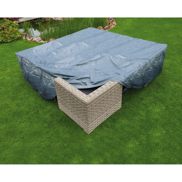 Nature tuinmeubelafdekhoes voor loungeset afdekking (grijs, 6031602)