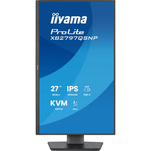 Iiyama prolite xb2797qsnp-b1 27 monitor (zwart, hdmi, displayport, 2x usb-a, 2x usb-c, rj-45)