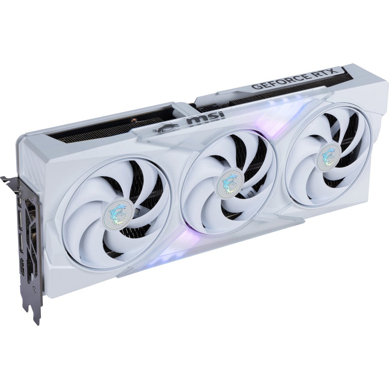 Load image into Gallery viewer, Msi geforce rtx 5070 ti gaming trio oc white grafische kaart (wit, 3x displayport, 1x hdmi 2.1, dlss 4)
