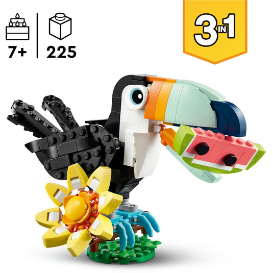 Lego ® creator 3in1 wilde dieren: tropische toekan - 31173