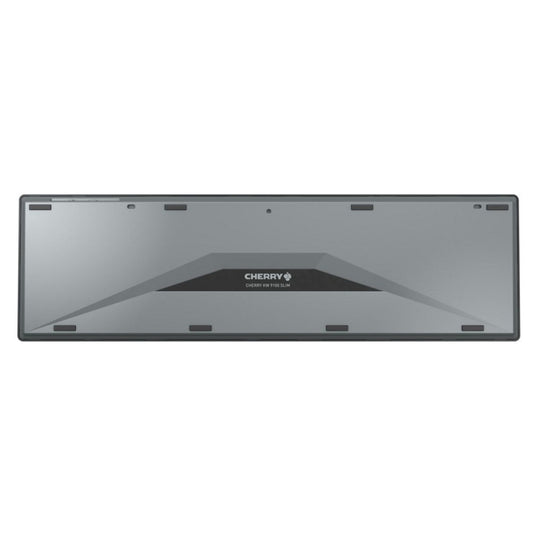 Cherry kw 9100 slim, toetsenbord (zwart zilver, eu lay-out (qwerty), scissor switches, abs, usb-c, 2.4 ghz, bluetooth)