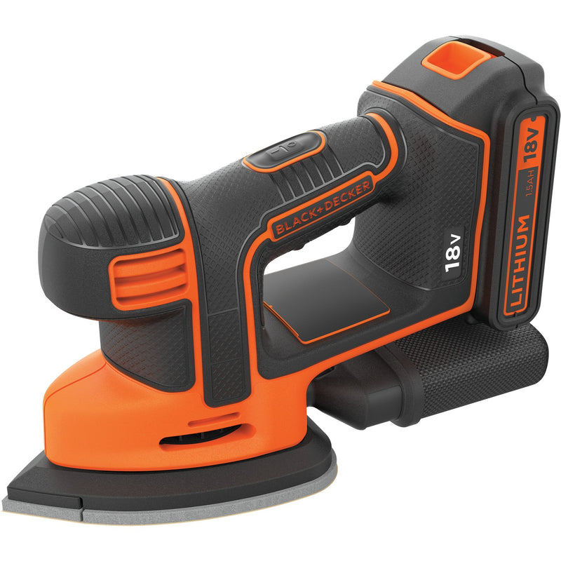 Load image into Gallery viewer, Black+decker mouse detail accu deltaschuurmachine bdcds18 (zwart oranje, accu en oplader inbegrepen)
