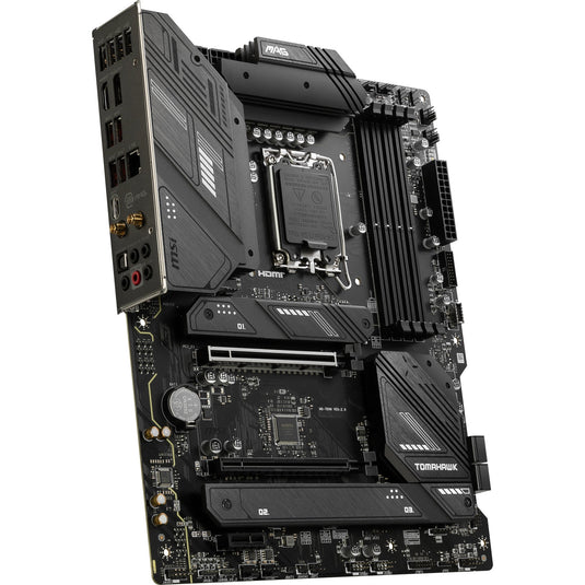 Msi mag b760 tomahawk wifi socket 1700 moederbord (zwart, raid, 2.5 gb-lan, wi-fi 6e, bt, sound, atx)