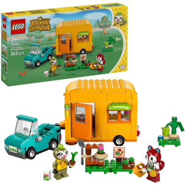 Lego animal crossing 77054 leifs caravan en winkel