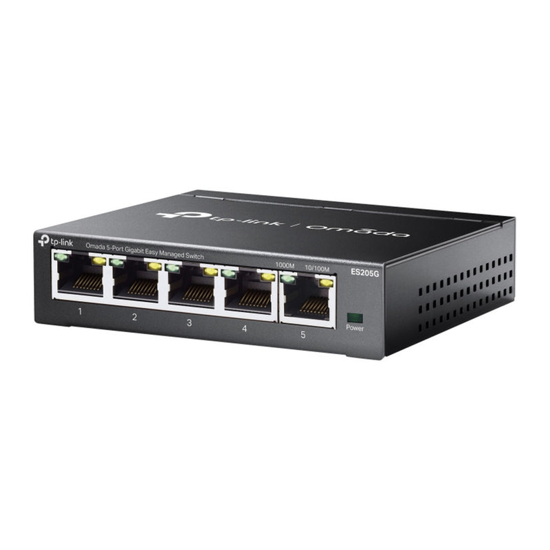 Load image into Gallery viewer, Tp-link omada es205g 5-poort gigabit easy managed switch (zwart)
