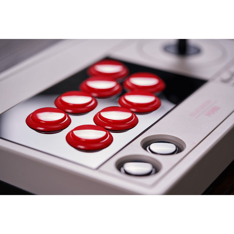 Load image into Gallery viewer, 8bitdo arcade stick joystick (grijs, switch 1, switch 2, pc, bluetooth 2.4g usb-c)
