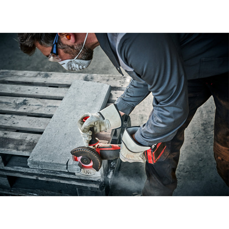 Load image into Gallery viewer, Einhell axxio accu haakse slijper 18 125 q (rood zwart, accu en oplader niet inbegrepen)
