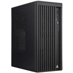 Chieftec uni bs-20b-op mini tower behuizing (zwart | 3x usb-a | 1x usb-c)