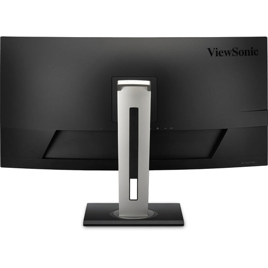 Viewsonic uwqhd curved docking monitor vg3456c 34 ultrawide (zwart (mat), 2x hdmi, 1x displayport, usb-a, usb-b, usb-c, lan, audio)