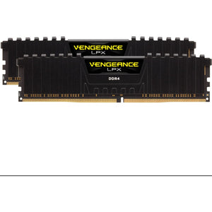 Corsair vengeance lpx 32 gb ddr4-3200 (2x 16 gb) werkgeheugen (zwart, cmk32gx4m2e3200c16, xmp 2.0)