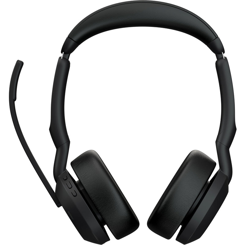 Afbeelding laden in galerijviewer, Jabra evolve2 55, incl. oplaadstandaard on-ear headset (zwart, stereo, uc, usb-a, link380a)
