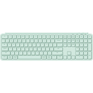 Keychron b6 pro-k7 toetsenbord (mint, us lay-out (qwerty), scissor switches, 100%, abs, 2.4 ghz | bluetooth 5.2 | usb-c)