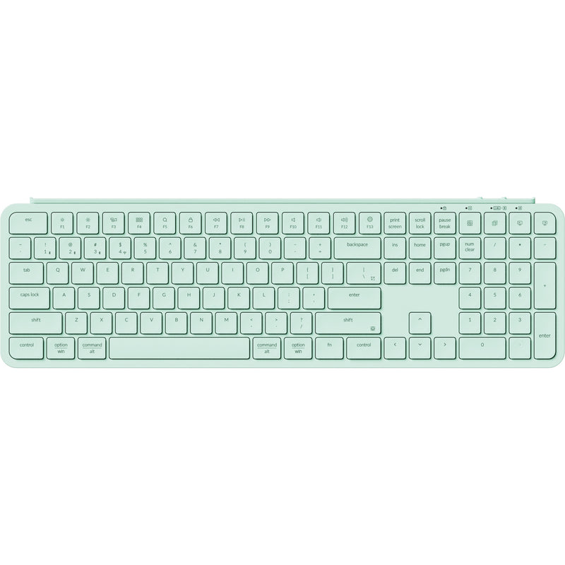 Load image into Gallery viewer, Keychron b6 pro-k7 toetsenbord (mint, us lay-out (qwerty), scissor switches, 100%, abs, 2.4 ghz | bluetooth 5.2 | usb-c)

