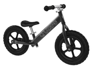Cruzee ultralite balance bike 12″ black