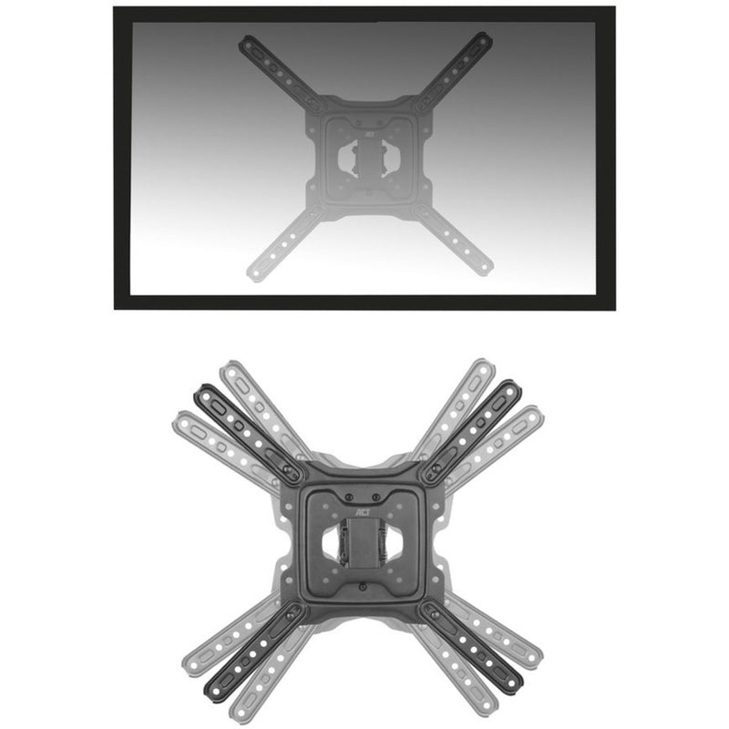 Load image into Gallery viewer, Tv-wandbeugel act ac8354 zwart 55 inch
