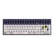 Iqunix f97 starry tryst rgb mechanisch gaming toetsenbord (donkerblauw, us lay-out (qwerty), gateron red, 96%, rgb leds, hot-swappable, pbt, 2.4ghz | bluetooth 5.1 | usb-c)