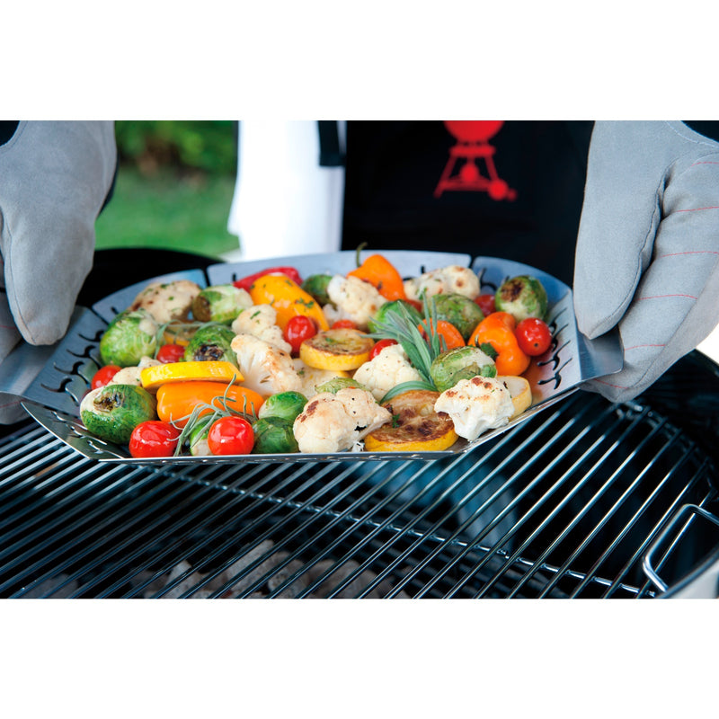 Load image into Gallery viewer, Weber premium grillkorf groentekorf (roestvrij staal)
