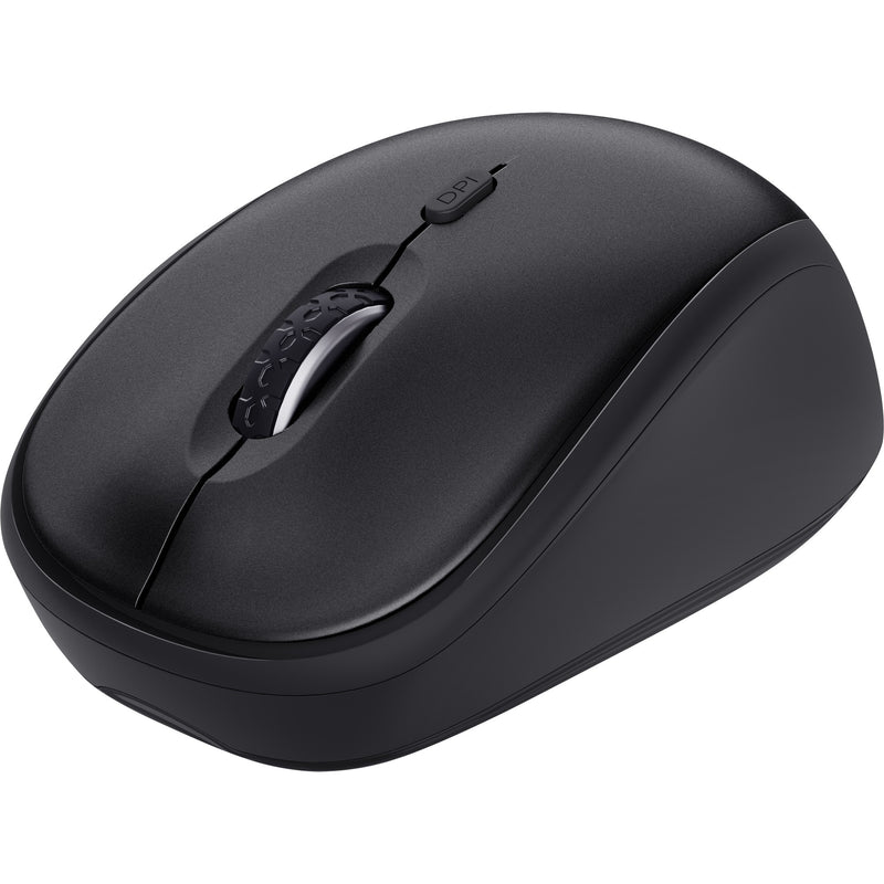 Load image into Gallery viewer, Trust ody ii stille draadloze toetsenbord- en muisset desktopset (zwart, us lay-out (qwerty), membraan, 100%, 800 dpi - 1.600 dpi)
