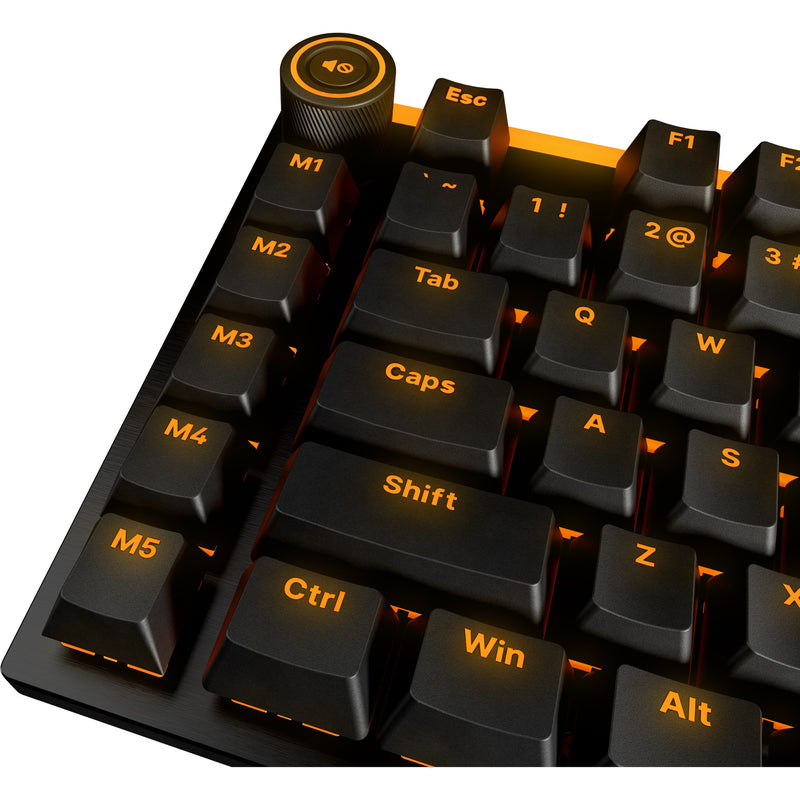 Load image into Gallery viewer, Be quiet! light mount silent linear rgb mechanisch gaming toetsenbord (zwart, us lay-out (qwerty), silent linear, 100%, argb, pbt double-shot keycaps)

