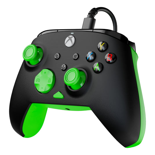 Turtle beach rematch core bedrade controller (zwart groen, xbox serie x|s, xbox one, pc)
