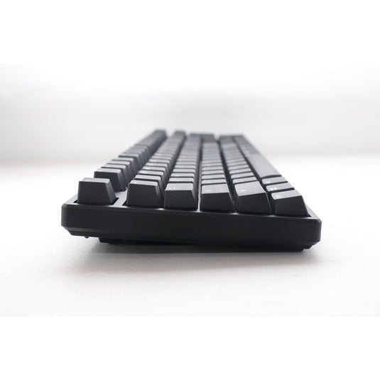 Ducky origin phantom black, toetsenbord (zwart, us lay-out, cherry mx red, hot swap, pbt double-shot keycaps)