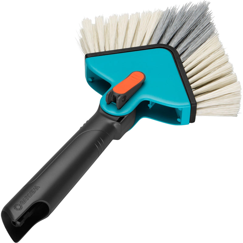 Load image into Gallery viewer, Gardena combisystem ragebol gehoekte bezem (turquoise grijs, 3634-20)
