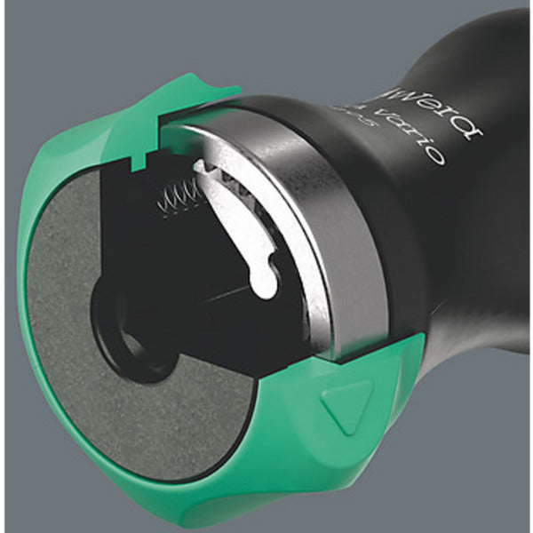 Load image into Gallery viewer, Wera kraftform kompakt vario ra, 7‑delig bitset (zwart groen)
