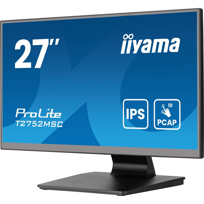 Load image into Gallery viewer, Iiyama prolite t2752msc-b1ag 27 touchscreen monitor (zwart, hdmi, displayport, 2x usb-a, usb-b)
