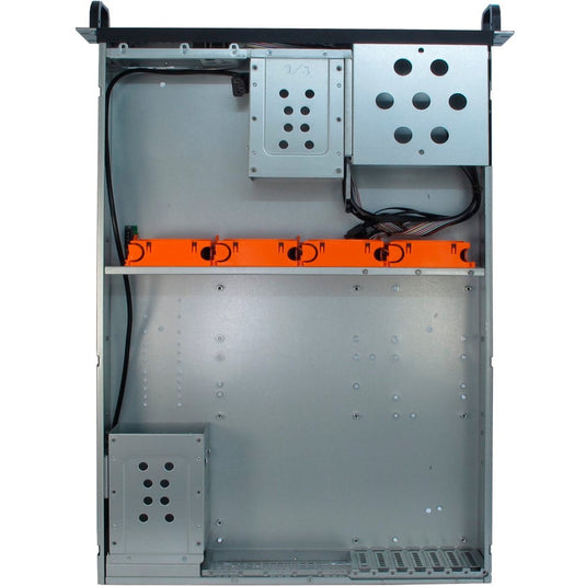 Inter-tech 2u-2129-n rack behuizing (zwart | 2x usb-a)