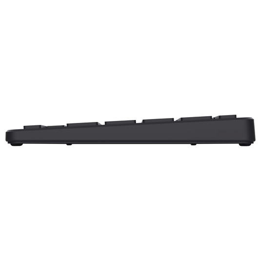 Trust nado ii bluetooth-toetsenbord (zwart, us lay-out (qwerty), scissor switches, 80% (tkl) , bluetooth)