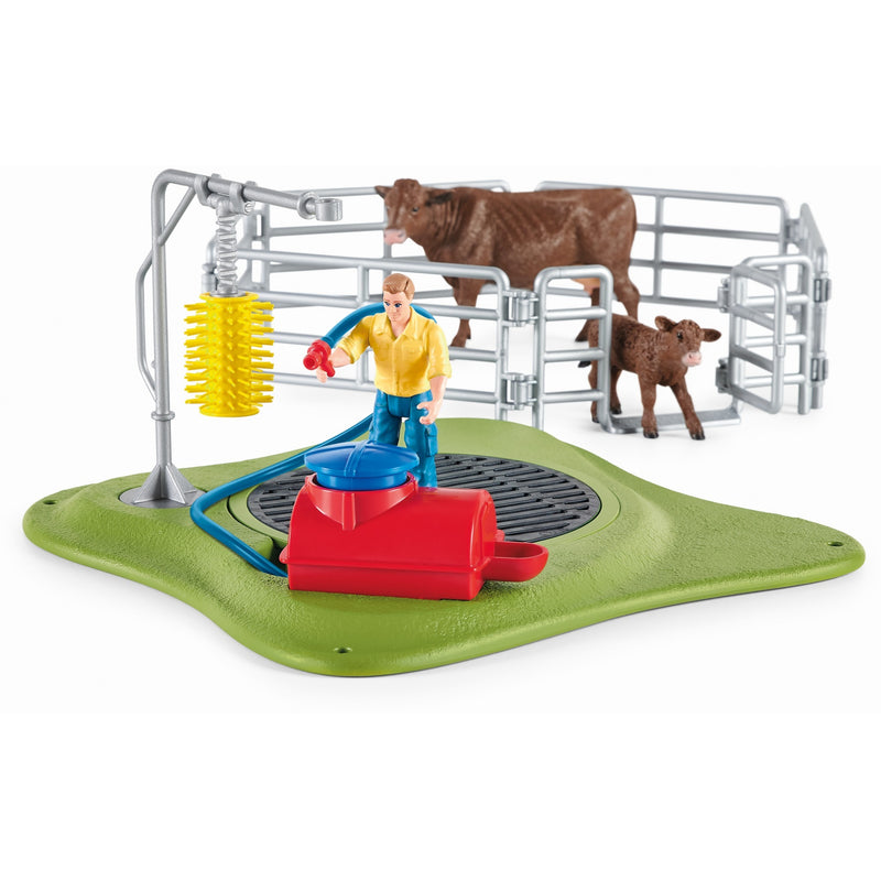 Load image into Gallery viewer, Schleich farm world - koe wasstation speelfiguur (42529)
