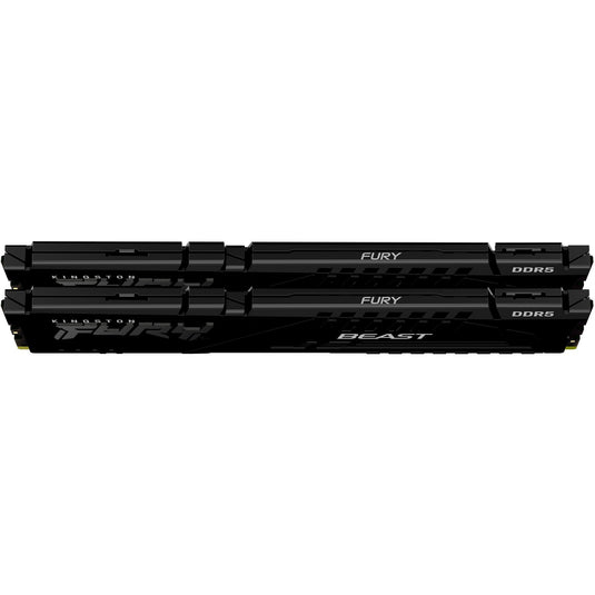 Kingston fury 16 gb ddr5-5200 (2x 8 gb) kit werkgeheugen (zwart, kf552c40bbk2-16, beast, xmp 3.0)