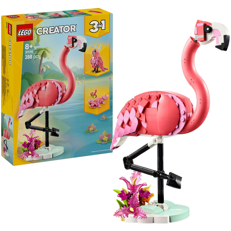 Load image into Gallery viewer, Lego ® creator 3in1 wilde dieren: roze flamingo set - 31170
