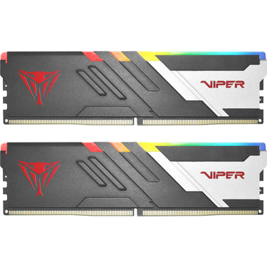 Patriot viper venom rgb 64 gb ddr5-6000 (2x 32 gb) werkgeheugen (zwart, pvvr564g600c30k, xmp, expo)