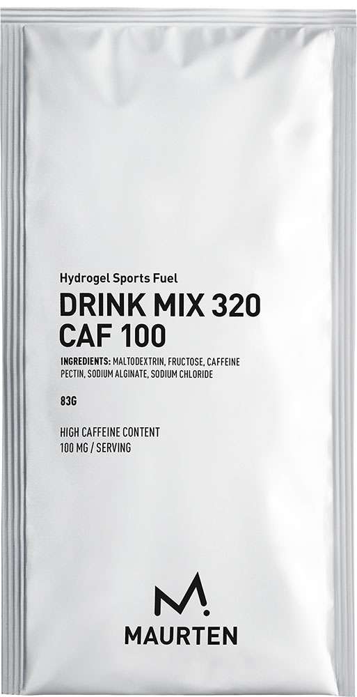 Load image into Gallery viewer, Maurten drink mix 320 caf 100 hydrogel drink powder + caffeine 83g
